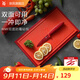 WMF福騰寶切菜板案板加厚水果刀板家用切菜板雙面砧板 刀具兩件套+菜板