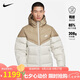 耐克NIKE羽絨服男短款WR 650-D FLD外套FB8178-247美拉德卡其XXL