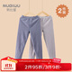 努比屋兒童秋褲2條裝秋冬無(wú)痕內穿打底褲男中大童女童秋季保暖褲