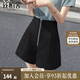絲柏舍短褲2025夏裝高腰簡約通勤寬松顯瘦西裝休閑褲