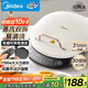 美的（Midea）電餅鐺家庭用雙面加熱上下盤可拆洗煎餅鐺煎烤機(jī)烙餅鍋早餐機(jī)加深烤盤大火力大尺寸電餅檔JKC3078