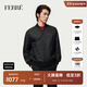 奇安費蘭科 費雷（Gianfranco FERRE）FERRE奢侈品男裝費雷字母印花機車(chē)風(fēng)立領(lǐng)棉夾克短款棉服 黑色 52 (180/96A)