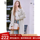 百圖betu女裝2025春季新款風(fēng)衣翻領(lǐng)長(zhǎng)袖寬松風(fēng)衣時(shí)尚外套女2502T60 淺杏色 M