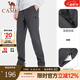 駱駝（CAMEL）新款 保暖加絨長(zhǎng)褲情侶登山褲 A1W2VV125，碳灰，男 L