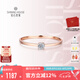 鉆石世家 星空系列18K金鉆戒玫瑰金戒指簡(jiǎn)約風(fēng)可疊戴  生日紀(jì)念日禮物 女士13號(hào)
