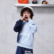 大嘴猴（paul frank）童裝兒童衛衣2025秋冬款男女童寬松舒適休閑中大童圓領(lǐng)運動(dòng)外套 307F藏青 160