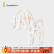 童泰（TONGTAI）寶寶秋衣套裝春秋純棉嬰兒衣服男童女童秋褲睡衣家居服橘色80cm