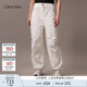 Calvin KleinJeans25春夏女士戶(hù)外潮流ck半松緊腰運動(dòng)傘兵褲休閑褲47B612P