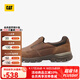 CAT卡特25春夏新品男同款低幫舒適牛皮船鞋商場(chǎng)同款 棕色 42
