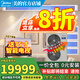 美的（Midea）中央空調理想家三代升級款星光pro4P5P6P一拖三/一拖四/一拖五/一拖六商用家用風(fēng)管多聯(lián)機全直流變 5匹 一級能效 120拖三【星光pro】