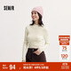 森馬（Semir）毛衣女冬季舒適緊身半高領(lǐng)正肩純色羊毛衫顯瘦打底衫101724107003