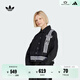 adidas宋雨琦同款街頭漫游系列可拆卸寬松牛仔外套阿迪達斯三葉草 牛仔黑     M