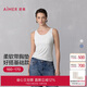 愛慕（Aimer）內(nèi)衣女夏季打底寬肩帶帶杯帶胸墊背心上衣AM72B511 S 