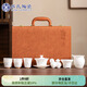 蘇氏陶瓷（SUSHI CERAMICS）超薄胎茶具素燒羊脂玉瓷淡墨秋山泡茶蓋碗帶馬上有錢(qián)茶寵教師禮物