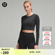 lululemon丨Ebb to Street 女士運動(dòng)長(cháng)袖 T 恤 LW3DZNS 黑色 S /6