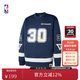NBA【新款】官方球場(chǎng)男女同款長(cháng)袖T（詹姆斯/庫里/東契奇/哈登） 藏青(斯蒂芬庫里) M