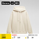 蕉內(nèi)（Bananain）非常服男女同款連帽衛(wèi)衣加絨休閑百搭透氣25秋冬新款男裝 【男女同款加絨】牙白 L