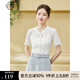 固執(zhí)（OBSTINATE）【特價】夏季新款歐式短袖襯衫女套裝10822CS07352 米白色 165/84A/M