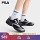 斐樂(lè)（FILA）【易烊千璽同款】男鞋德訓(xùn)鞋運(yùn)動(dòng)鞋2025夏季新款跳跳鞋休閑鞋 黑/灰銀-BG 41