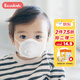 ecuskids3D立體兒童口罩可調節耳繩防護口罩0-6月嬰兒口罩0-3歲 熊貓款