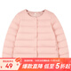 千仞崗秋冬兒童羽絨服外套大小童冬裝時(shí)尚可愛(ài)休閑保暖防寒服男女同款 櫻花粉 120 cm