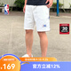 NBA球隊文化系列湖人/凱爾特人/勇士籃球褲休閑潮流運動(dòng)夏季短褲 NBA官方聯(lián)盟中性短褲（白色） L