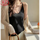 浪莎韓系小吊帶背心女雪花棉性感V領(lǐng)打底外穿時(shí)尚寬松遮肚子上衣女