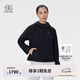 KOLON SPORT/可隆戶外防風(fēng)夾克 女子防潑水連帽風(fēng)衣休閑衣 LKJK5WNT46-BK 黑色 S 160/84A
