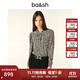 ba&sh bash2025新款春襯衫濃郁香草碎花泡泡袖氣質(zhì)法式上衣1H24SHIN BEIGE XL (3)