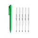派銳美科瑞士PREMEC派銳美科 新版G2歐標按動(dòng)式中性筆芯 Prodir歐規旋轉出 筆芯5支+1支綠色DS6mini筆