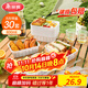 美麗雅一次性飯盒餐盒方形帶蓋 食品級可微波耐高溫野餐外賣(mài)水果打包盒 【方形帶蓋】800ml* 30件套