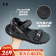 安德瑪（Under Armour）男子夏季戶外運(yùn)動(dòng)休閑輕便米其林厚胎耐磨44、45大碼涼鞋3026937 3026937-001 41