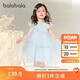 巴拉巴拉女童裙子兒童連衣裙2025夏裝中大童公主洋氣網(wǎng)紗裙子208225111028