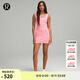 lululemon丨Ribbed Softstreme? 女士羅紋方領(lǐng)口連衣裙 LW1ESZS 櫻花粉 S