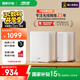華碩（ASUS）【國(guó)家補(bǔ)貼15%】靈耀魔方WiFi7路由器雙只套裝家用無線千兆全屋WiFi7分布式子母路由 Aimesh隨心組