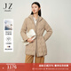 玖姿·安娜蔻【臻·羽絨】西伯利亞鵝絨帽領(lǐng)短羽絨服女冬款 駝色 M