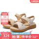 森達時(shí)裝涼鞋女款2025夏新商場(chǎng)同款厚底休閑涼鞋XMH01BL5 杏色 37