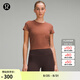 lululemon丨All It Takes 女士運(yùn)動(dòng) T 恤 *羅紋 Nulu? 瑜伽上衣 LW3GNAS 古銅棕 XS /4