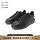 亞歷山大麥昆（Alexander McQueen）新品 男士闊型氣墊底系帶休閑厚底運動鞋板鞋 604232 WHX98 1000 黑色 42