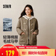 森馬（Semir）棉服女冬季仿羊羔毛馬甲牛角扣防潑水輕薄棉衣兩件套101724112008