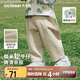 齊齊熊[萊賽爾軟牛仔]齊齊熊寶寶褲子夏款男童防蚊褲夏季兒童休閑褲長褲