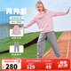 NIKE3BRAND 耐克男女童連帽衛衣+長(cháng)褲2件套2025秋季兒童純棉舒適套裝