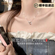鉑邦詩(shī)（BOBANGSHI）999純銀莫比烏斯環(huán)項(xiàng)鏈女款2025新款銀吊墜七夕情人節(jié)禮物送女友 999足銀 愛(ài)心莫比烏斯環(huán)項(xiàng)鏈