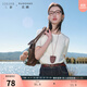 三彩大碼女裝2025秋款全棉基礎款圓領(lǐng)T恤短袖休閑藏肉胖MM 珍珠白 XL 170/96B