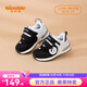 基諾浦（ginoble）學(xué)步鞋 童鞋秋款1歲-5歲兒童機能鞋寶寶鞋子幼兒童鞋軟底鞋TXG960 黑色/白色 21 130mm 適合腳長(cháng)130-135mm