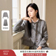香影開(kāi)春穿搭灰色小香風(fēng)外套套裝女2025秋季新款高級感裙子兩件套 灰色 L