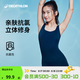 迪卡儂（DECATHLON）連體泳衣女連體裙保守大碼溫泉度假游泳衣泳裝女大碼泳衣NABWW 藏青藍色new S /38