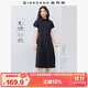 佐丹奴襯衫連衣裙女夏季純棉通勤風(fēng)口袋連袖薄款裙子13465324