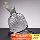 梵卡奇（FANKAQI）高檔水晶旋轉(zhuǎn)紅酒醒酒器輕奢玻璃分酒器葡萄酒倒酒器酒壺高端