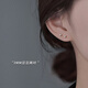 恒久葉999純銀養耳洞耳環(huán)新款2025耳釘女睡覺(jué)不用摘耳骨釘耳飾 999足銀3mm豆豆兩對